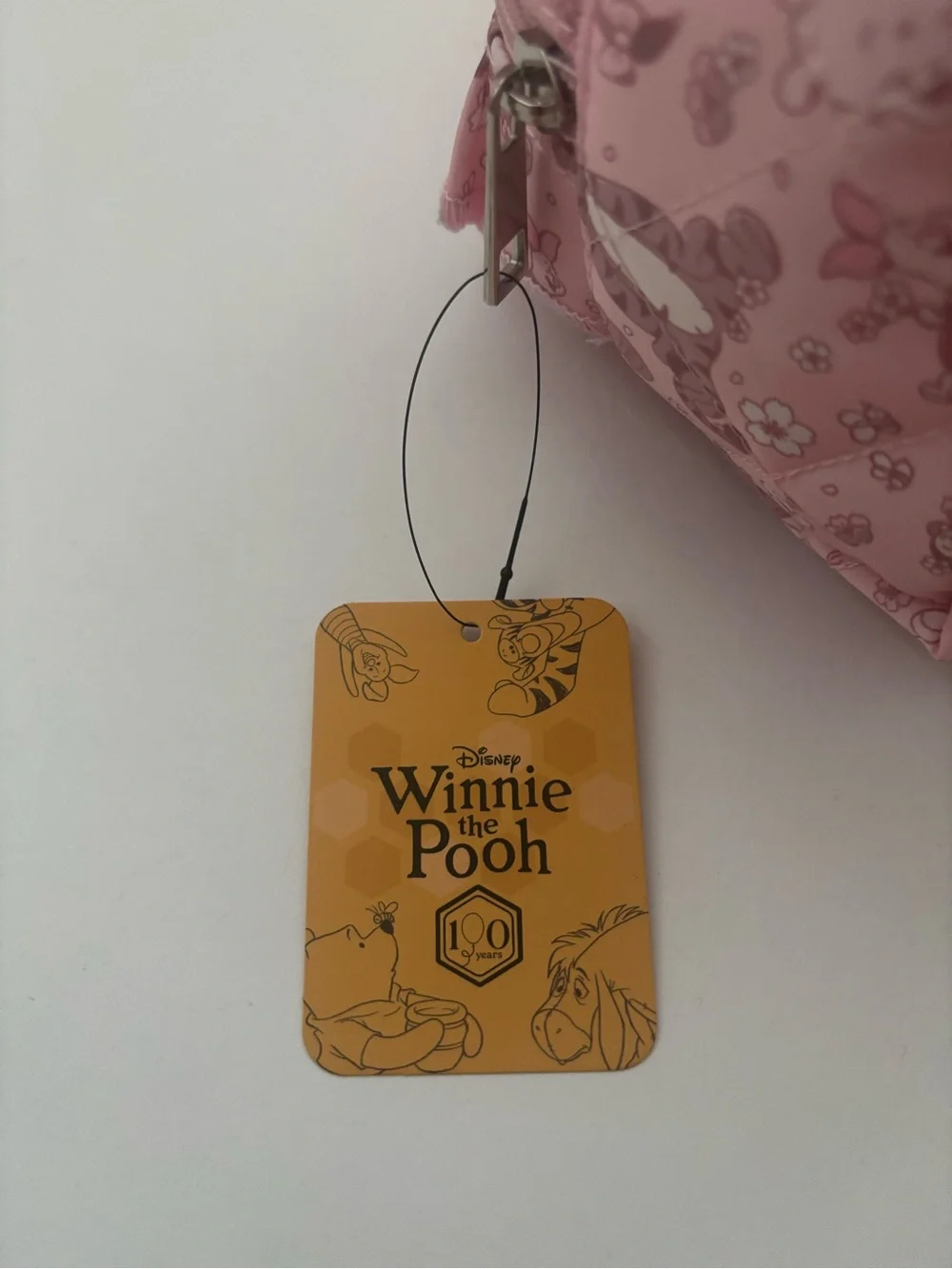 Disney Winnie The Pooh Spring Quilted Ruffle Makeup Bag Zip Closure